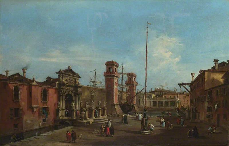 Veduta dell'Arsenale - National Gallery, London